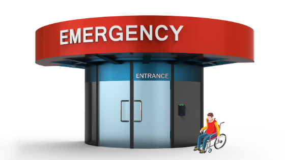 emergency entrance graphic