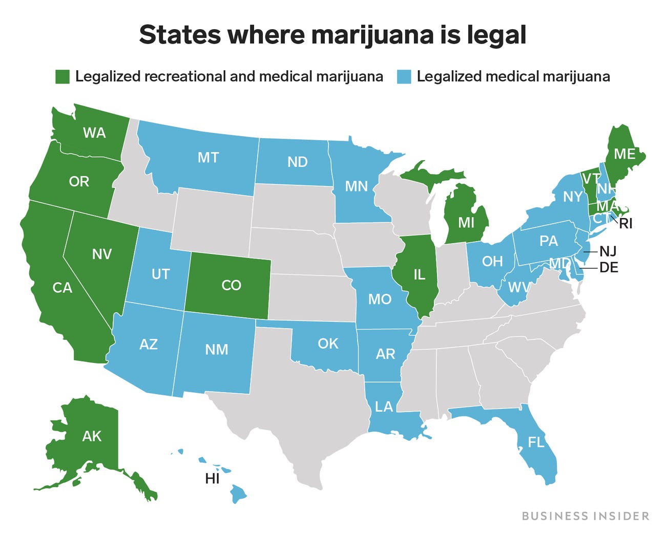 marijuana legal US map 2020 Cannabis Security