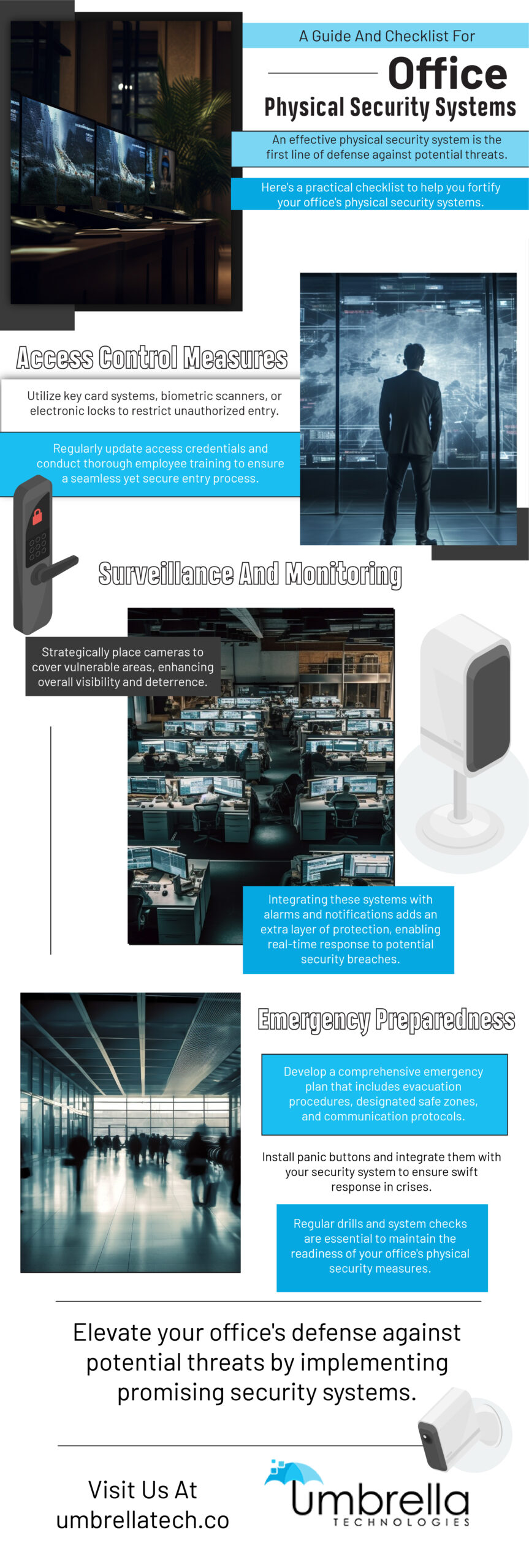 umbrellatech info 01 scaled A Guide And Checklist For Office Physical Security Systems