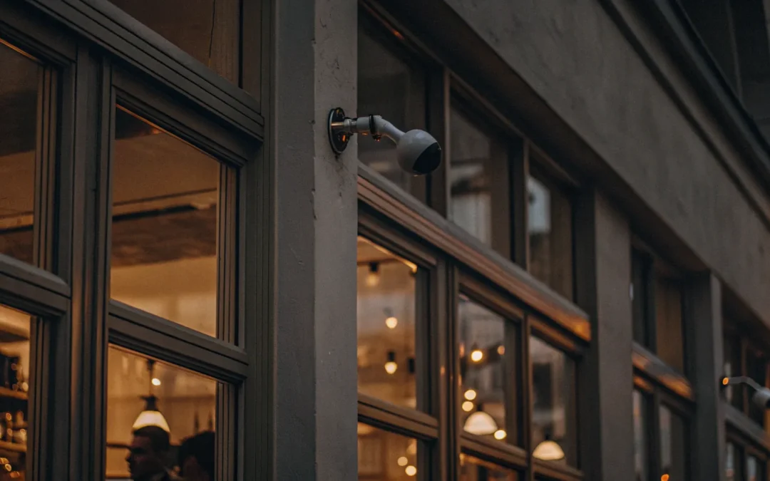Commercial property security camera.