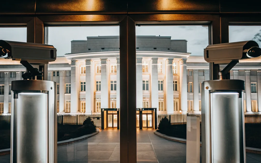 Government building security system.
