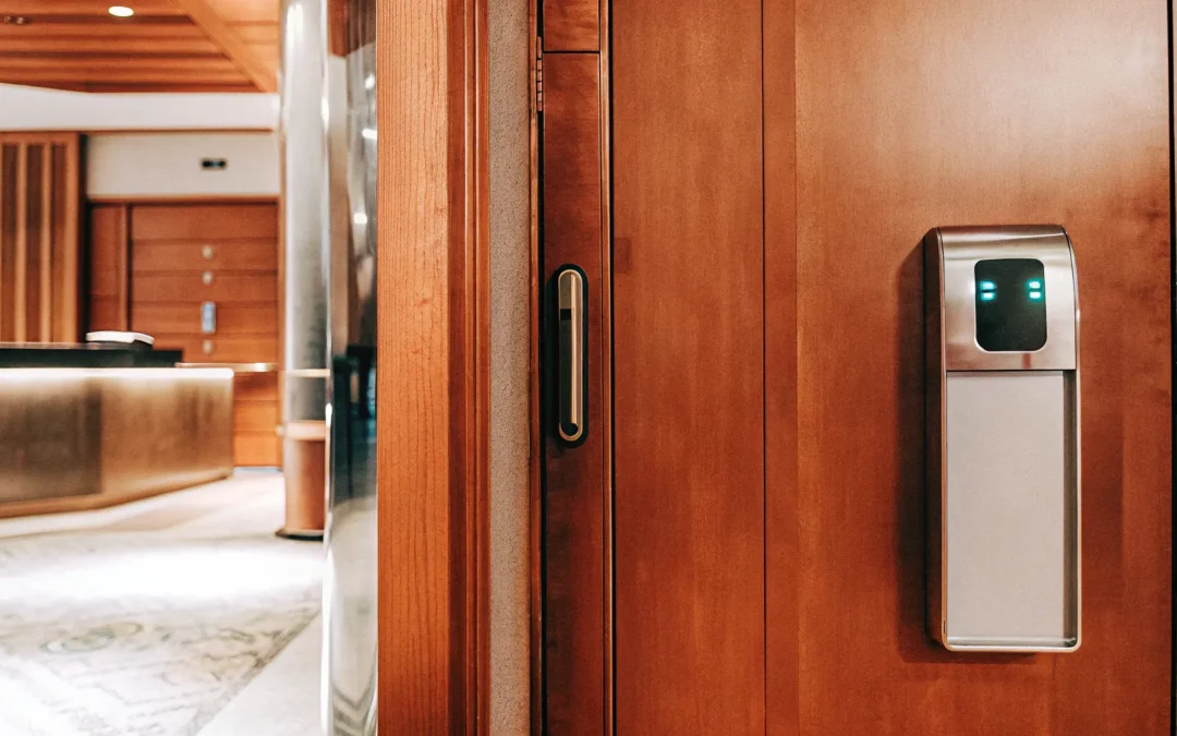 Biometric door access control system.