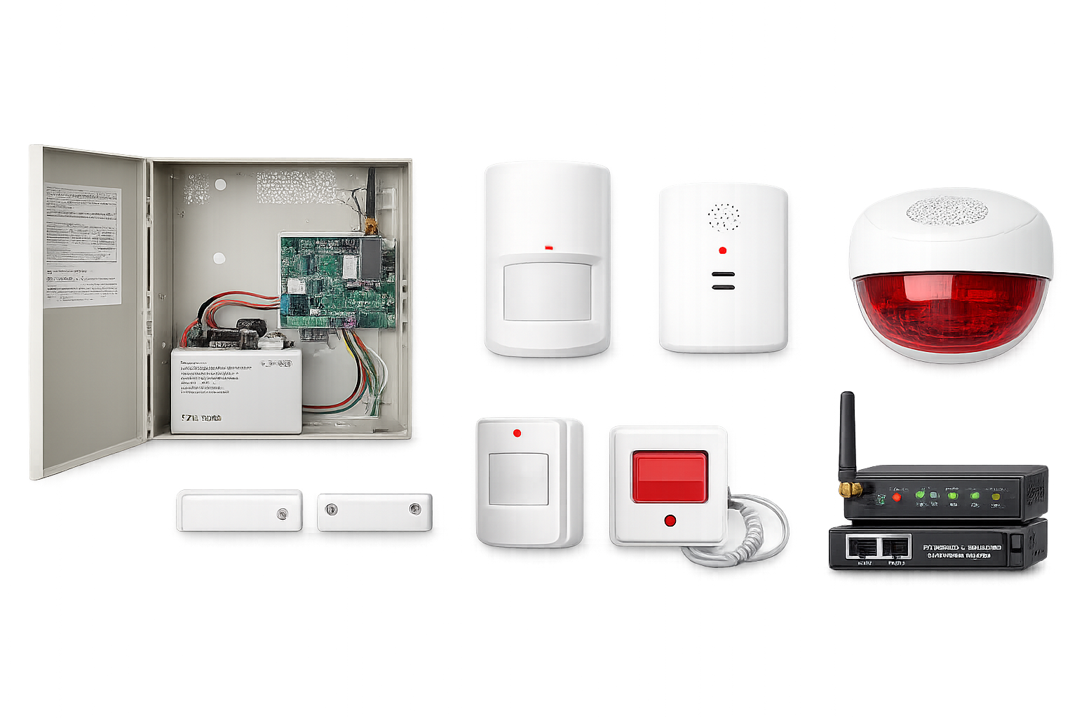 Commercial Alarm System Installation Chicago 32 Commercial alarm hardware and system components used for scalable open architecture alarm design