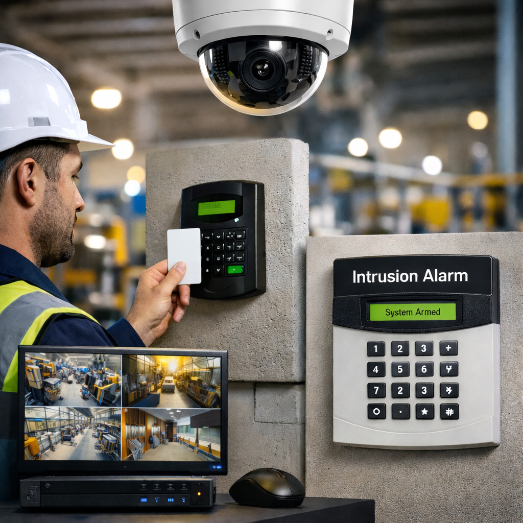 Manufacturing and Distribution Facility Security Systems