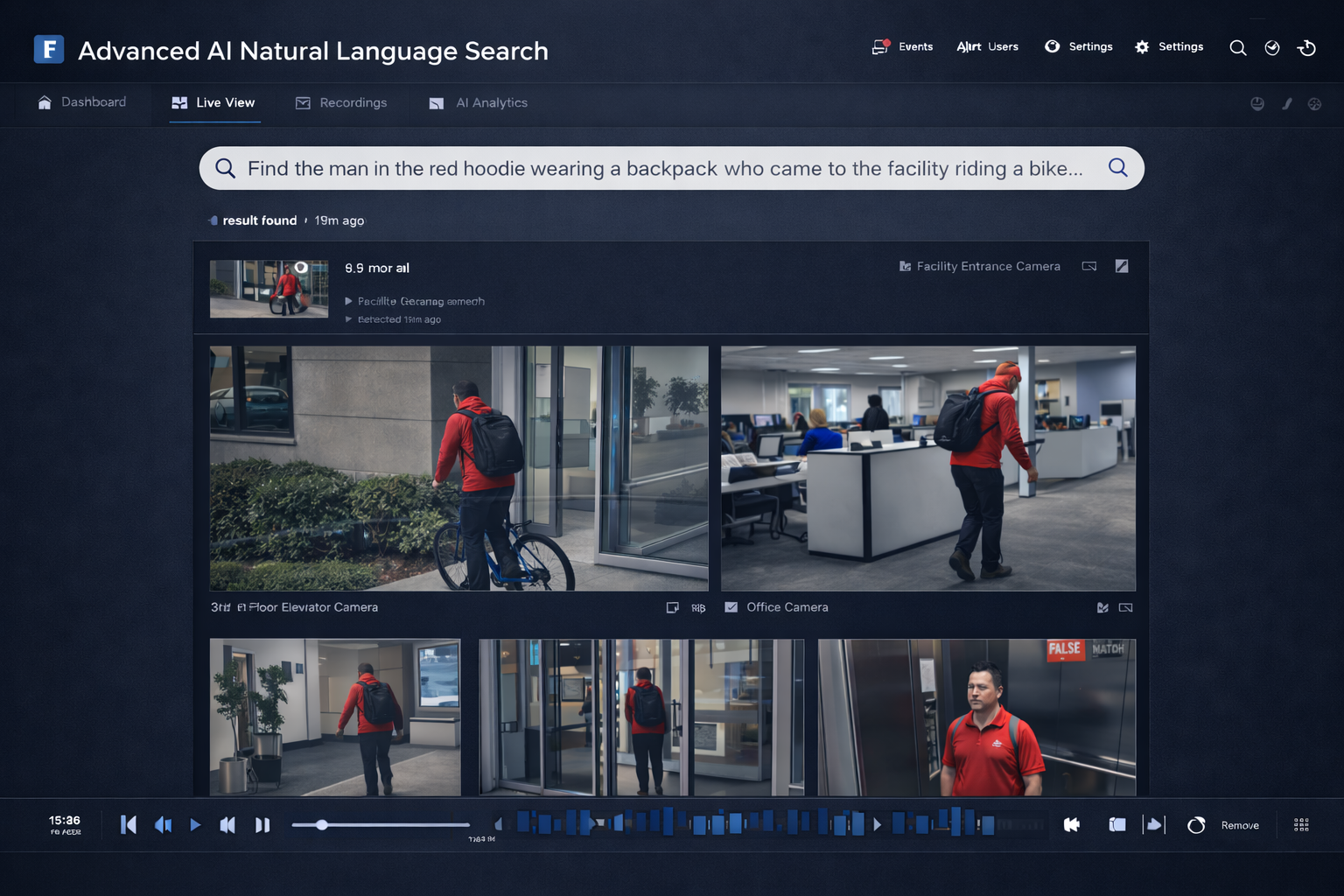 AI Surveillance Natural Language Search