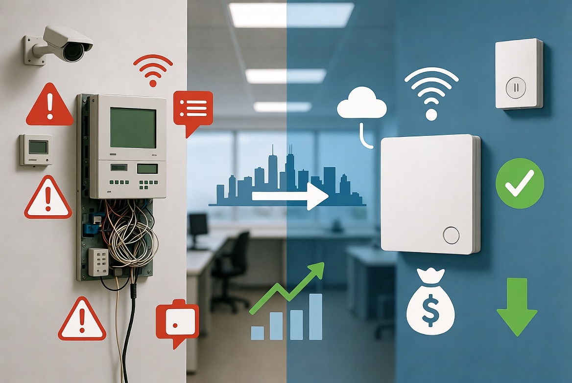 Commercial Alarm System Installation Chicago 19 Reduce alarm monitoring costs without sacrificing protection