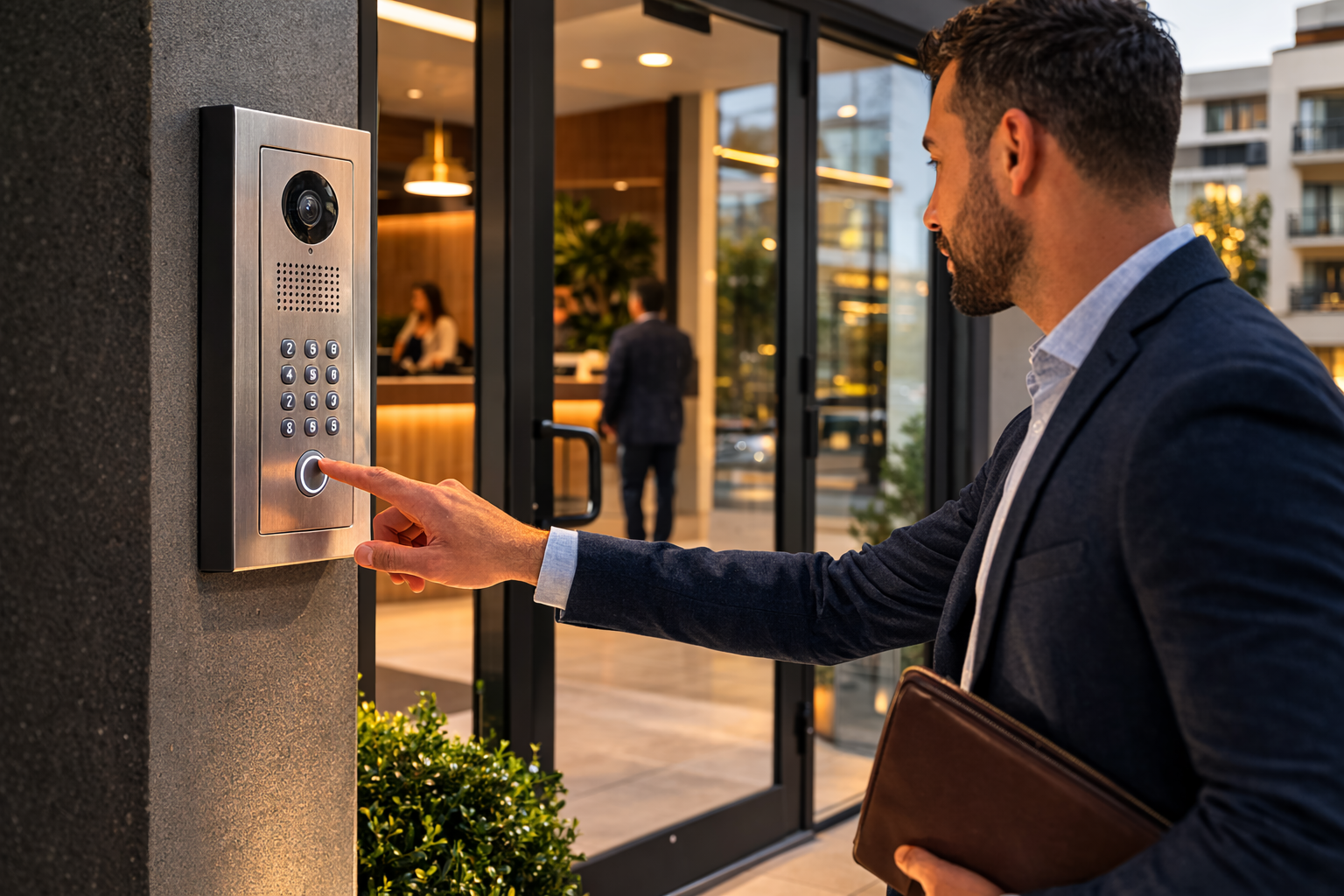 Video Intercom Systems 2 Commercial Intercom Systems for Businesses and Multi-Family Properties