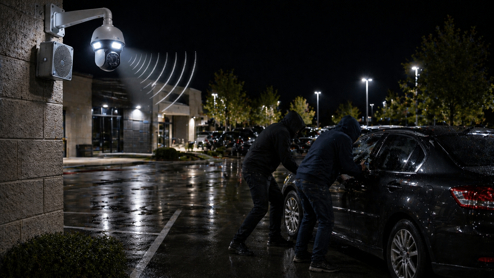 Commercial Security Camera Systems Chicago, IL | Umbrella Security 27 Crime deterrence using commercial surveillance camera audio and AI detection