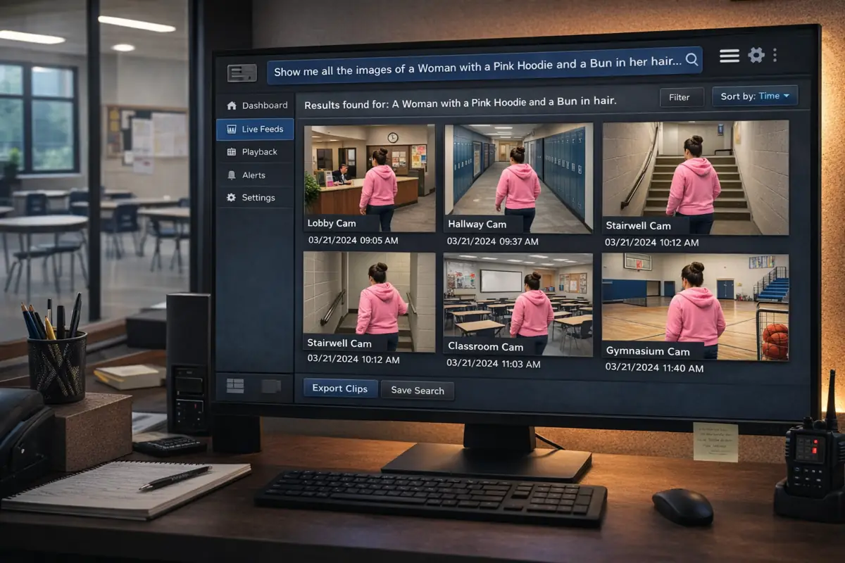 Video surveillance and AI-driven school security