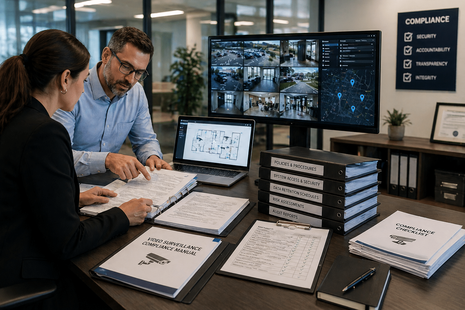 Commercial Security Camera Systems Chicago, IL | Umbrella Security 28 Video surveillance compliance documentation and operational manuals