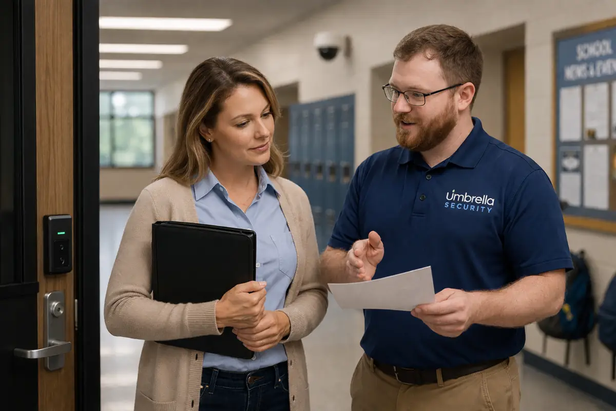 Commercial Security Camera Systems Chicago, IL | Umbrella Security 49 Education video surveillance and school security consultation