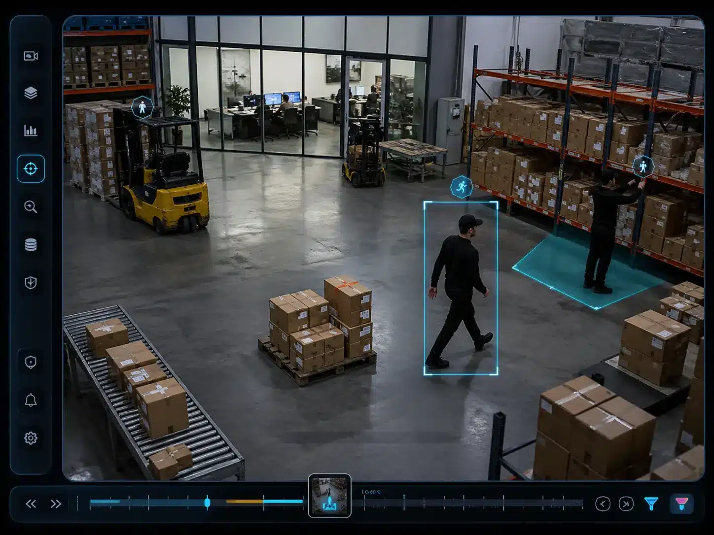 Commercial Security Camera Systems Chicago, IL | Umbrella Security 23 Warehouse security camera installation in Chicago for finding video evidence quickly