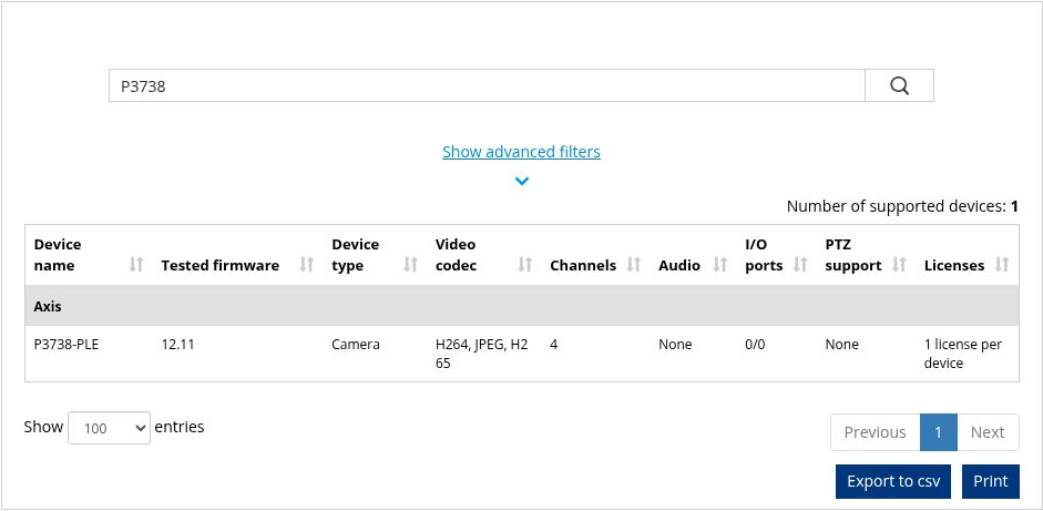 Milestone XProtect VMS Review: What We’ve Learned in the Field 9 Milestone supported-device information used to verify camera compatibility and licensing requirements