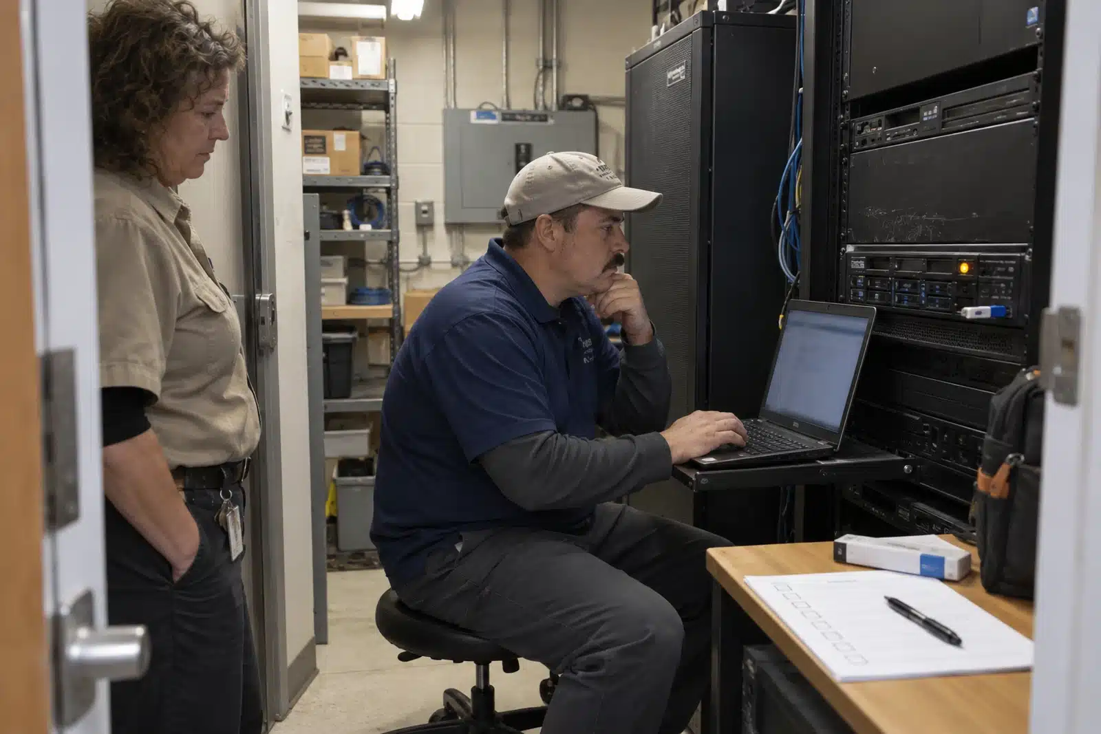 Milestone XProtect VMS Review: What We’ve Learned in the Field 13 Technician troubleshooting an XProtect recording server during a planned software upgrade